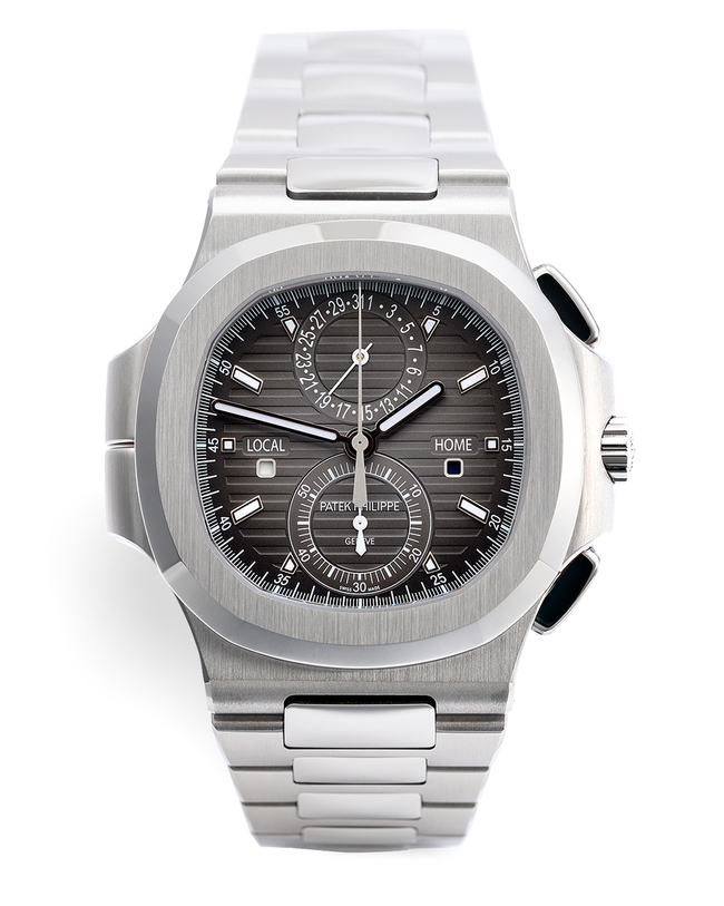 ref 5990/1A-001 | Box & Papers | Patek Philippe Nautilus Travel Time Chronograph