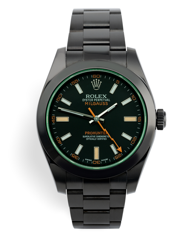 ref 116400GV | One of 100 | Pro Hunter Milgauss