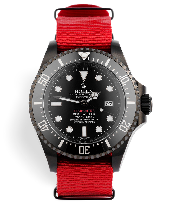ref 116660 | Single Red Military 'One of 100' | Pro Hunter Sea-Dweller Deepsea