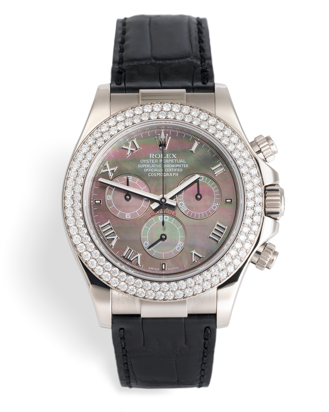 ref 116589RBR | 18ct White Gold 'Diamond Bezel' | Rolex Cosmograph Daytona