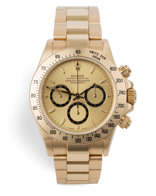 ref 16528 | 18ct Yellow Gold 'Zenith Movement' | Rolex Cosmograph Daytona