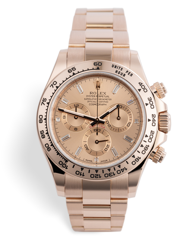 ref 116505 | 'Baguette Diamond Dial' | Rolex Cosmograph Daytona