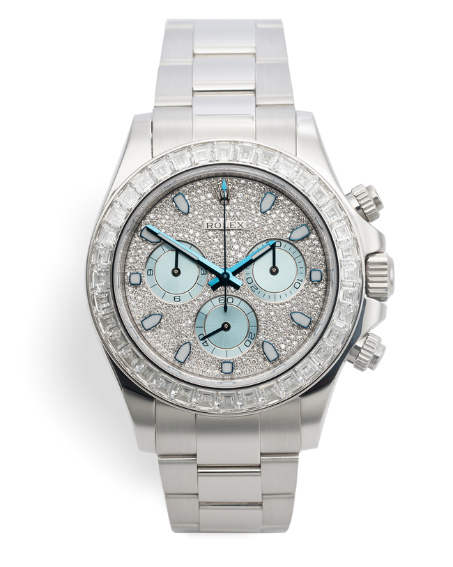 ref 116576TBR | Baguette Diamond 'Full Set' | Rolex Cosmograph Daytona