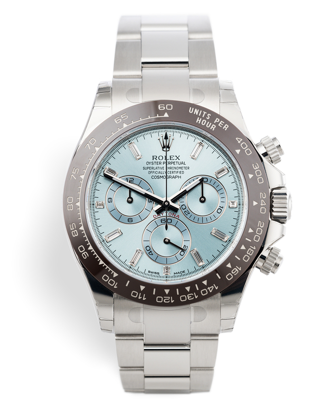 ref 116506 | 'Brand New' Baguette Diamond Dial | Rolex Cosmograph Daytona