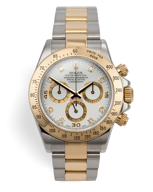 ref 116523 | 'Gold & Steel' Rolex Calibre | Rolex Cosmograph Daytona