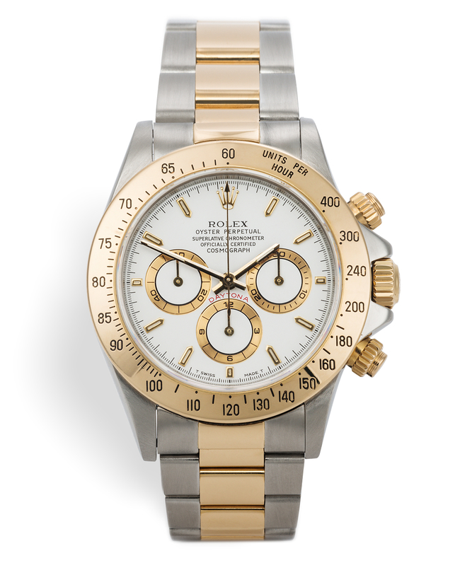 ref 16523 | Gold & Steel 'Zenith' Full Set | Rolex Cosmograph Daytona