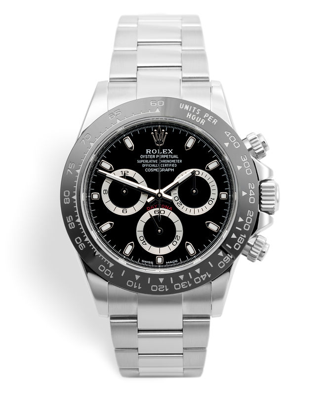 ref 116500LN | Latest Ceramic Bezel 'Full Set' | Rolex Cosmograph Daytona