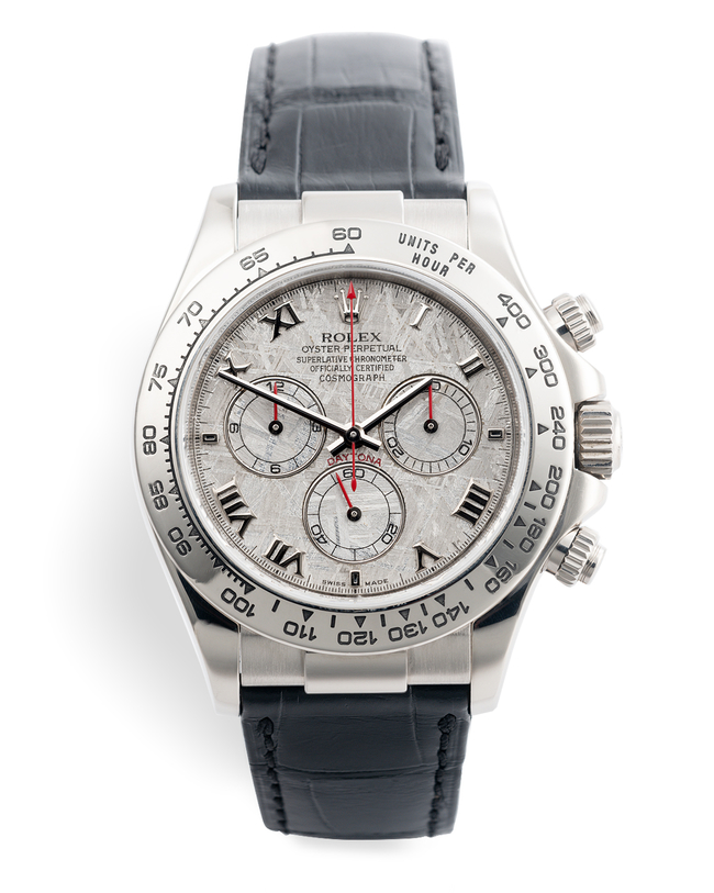 ref 116519 | White Gold 'Meterorite Dial' | Rolex Cosmograph Daytona