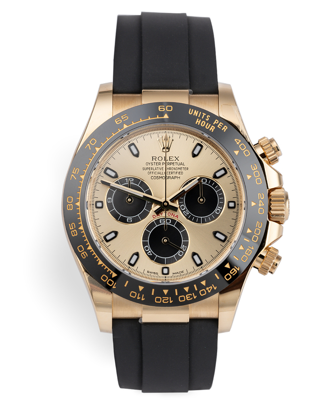 ref 116518LN | Yellow Gold 'Oysterflex' | Rolex Cosmograph Daytona