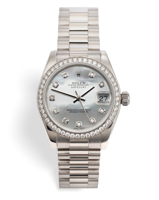 ref 178279 | 18ct White Gold Diamond Set | Rolex Datejust 31
