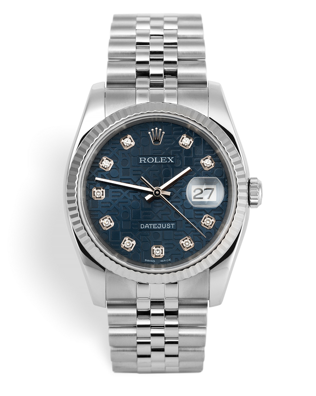 ref 116234 | 36mm White Gold Bezel | Rolex Datejust