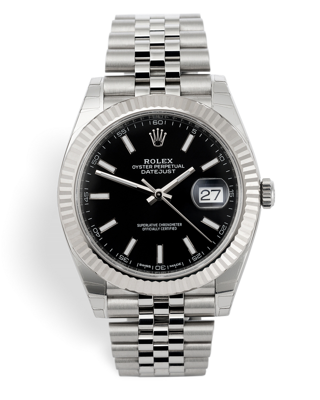 rolex datejust 41 white gold