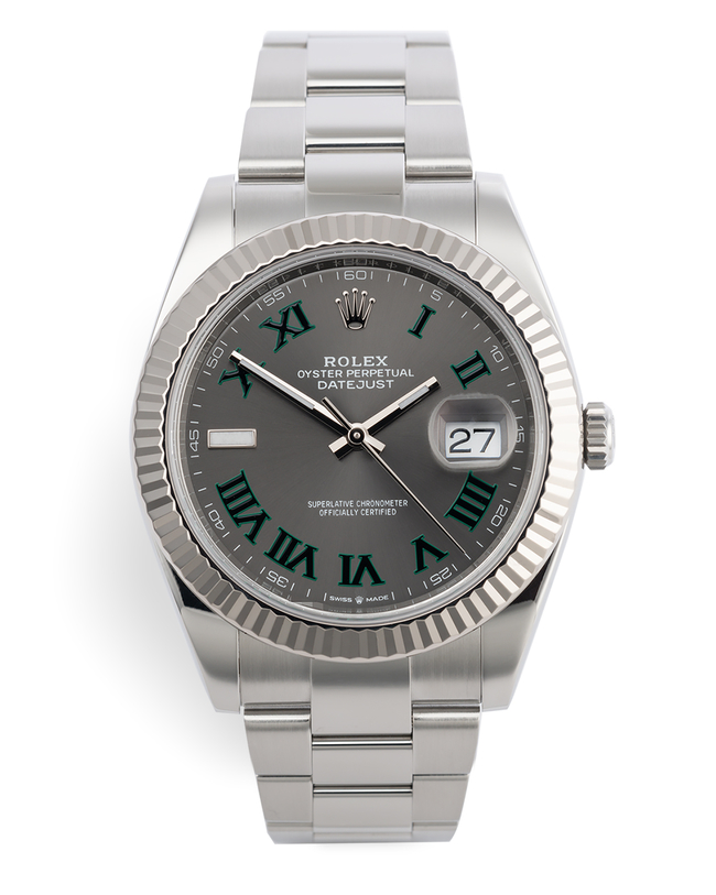 ref 126334 | White Gold Bezel Complete Set | Rolex Datejust 41