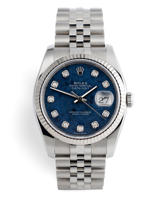 ref 116234 | Rare 'Sodalite' Diamond Dial | Rolex Datejust