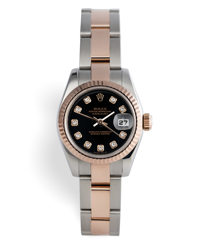 Everose and Steel with Diamonds | ref 179171 | Rolex Datejust