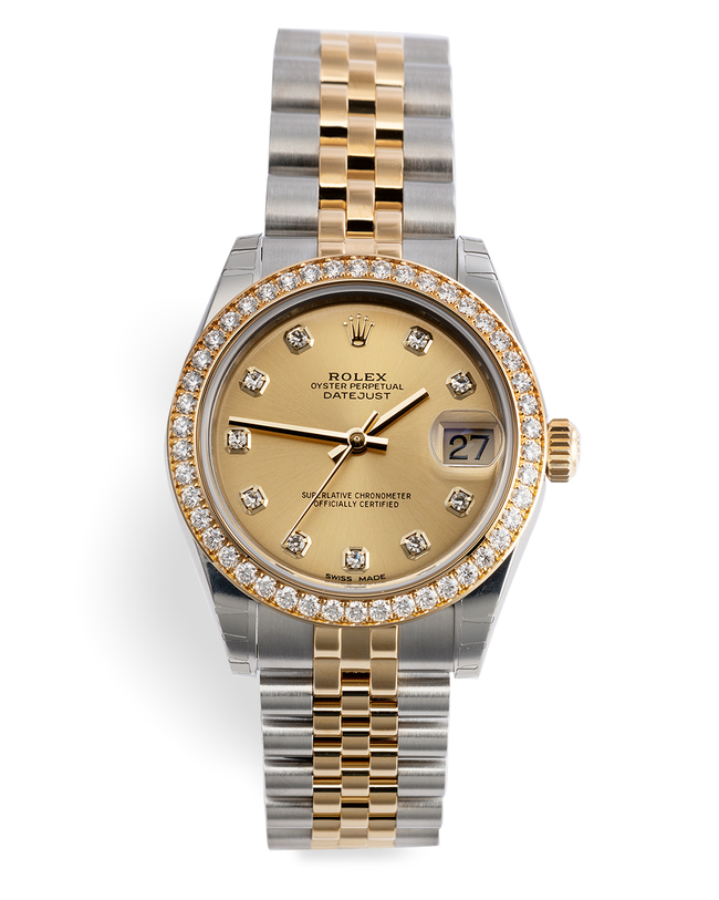 ref 178383 | 'Full Diamond Bezel' | Rolex Datejust