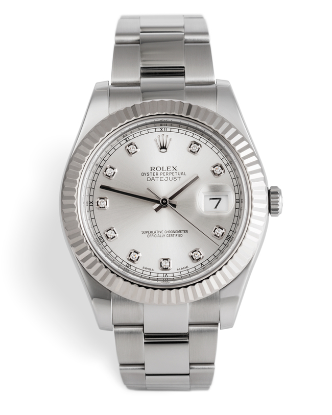 ref 116334 | Diamond Dial 'Rolex Warranty' | Rolex Datejust II