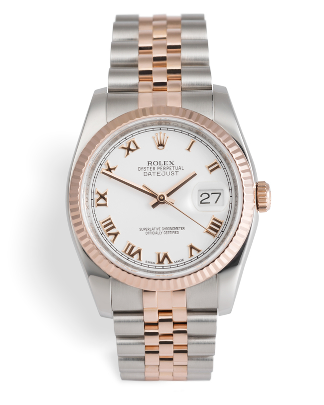 ref 116231 | Rose Gold & Steel 'Complete Set' | Rolex Datejust