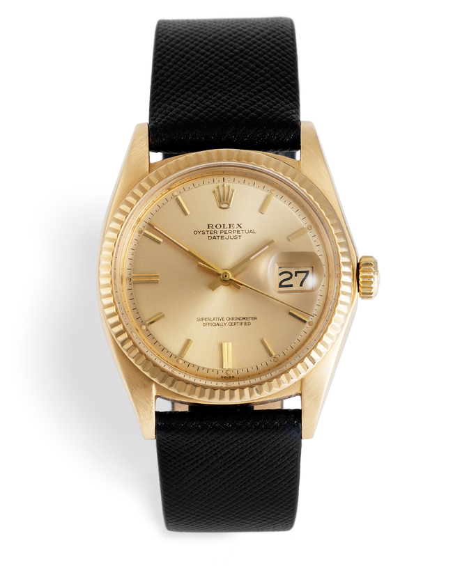 ref 1601 | 18ct Yellow Gold 'Pie Pan' | Rolex Datejust
