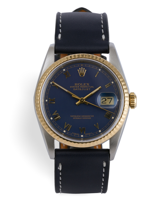 ref 16233 | Steel & Gold Sapphire Glass | Rolex Datejust