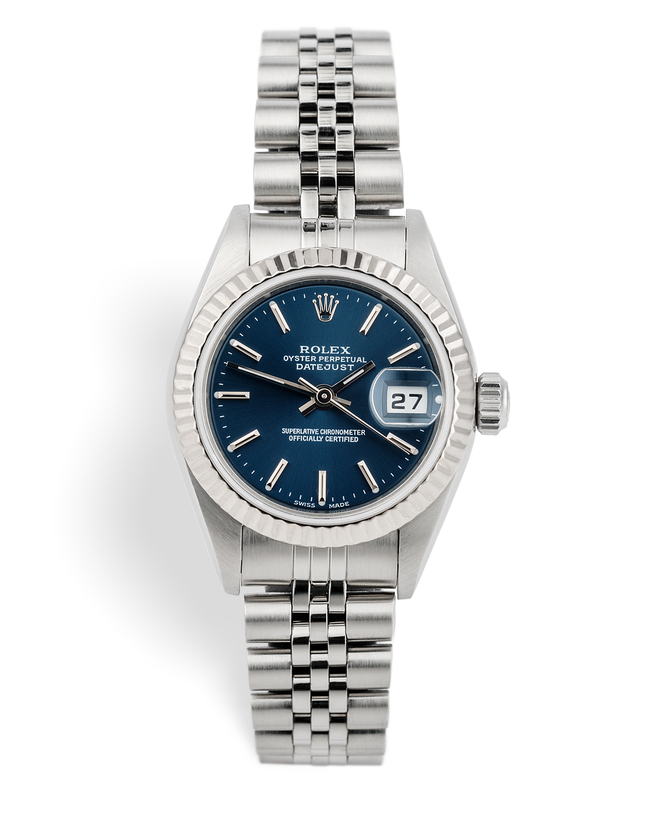 ref 79174 | White Gold Bezel 'Box & Papers' | Rolex Lady-Datejust