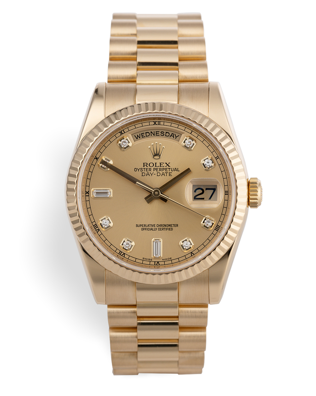 ref 118238 | Diamond Dial 'Full Set' | Rolex Day-Date