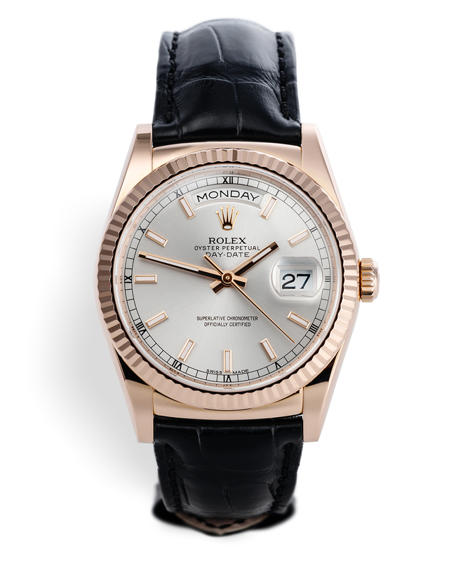 Everose Gold Box & Papers | ref 118135 | Rolex Day-Date
