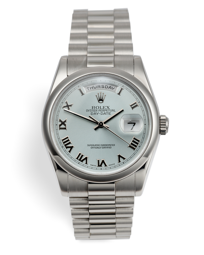 ref 118206 | Full Set 'Ice Blue Dial' | Rolex Day-Date