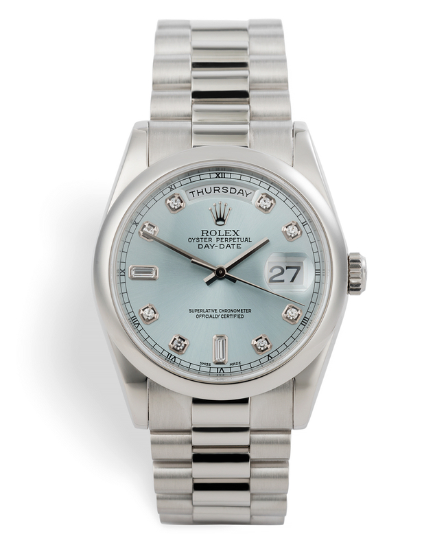 ref 118206 | Ice Blue Diamond Dial | Rolex Day-Date