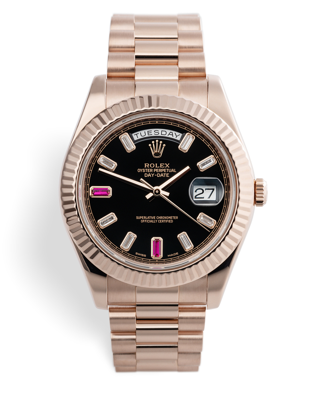 41mm Rose Gold "Full Set" | ref 218235 | Rolex Day-Date II