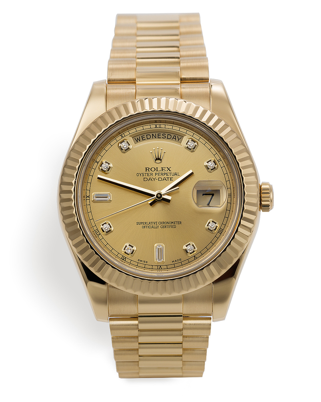 ref 218238 | Rare Diamond Dial | Rolex Day-Date II