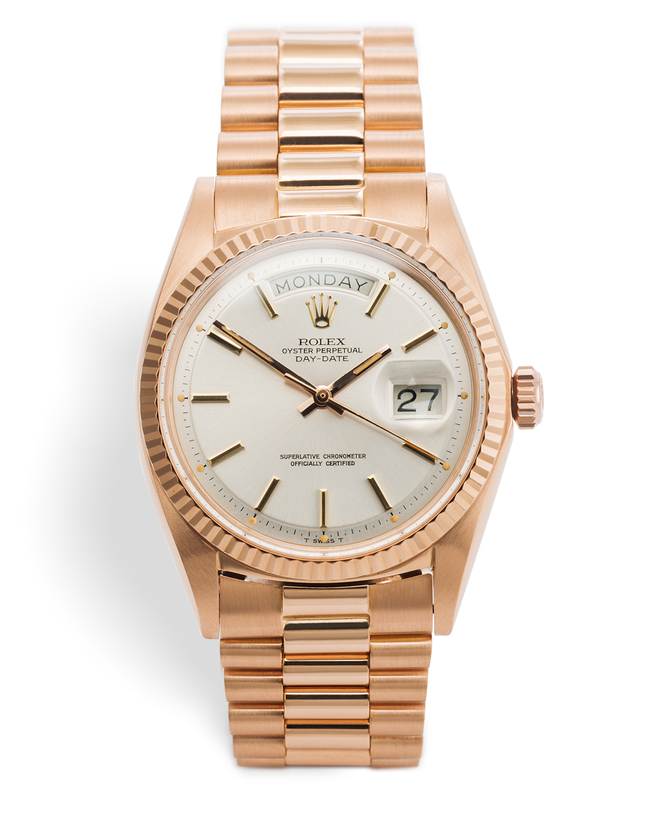 ref 1803 | Rose Gold 'Rolex Warranty' | Rolex Day-Date