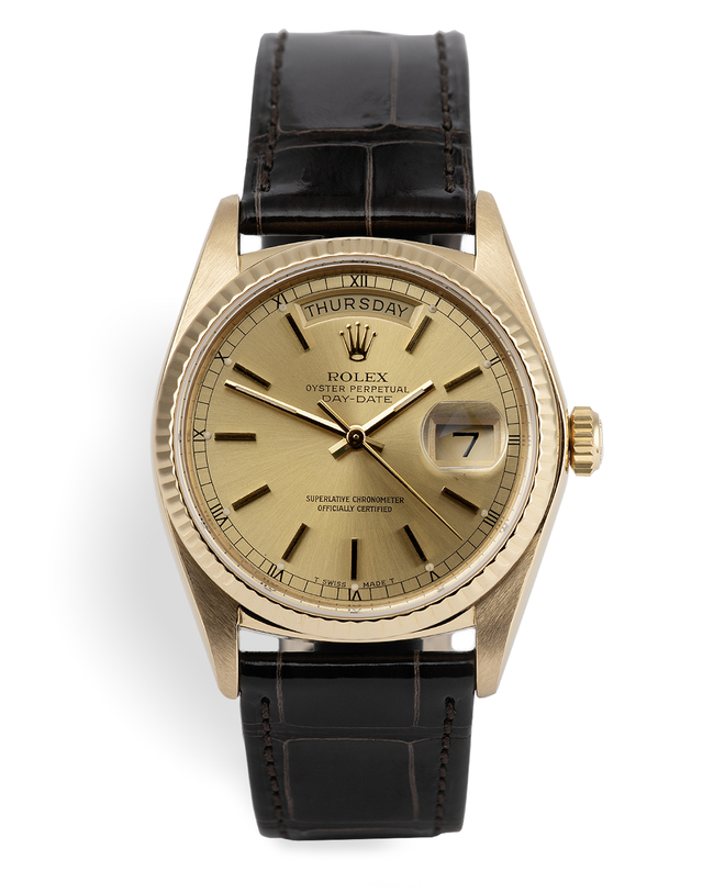 ref 18038 | Early Sapphire Glass Model | Rolex Day-Date