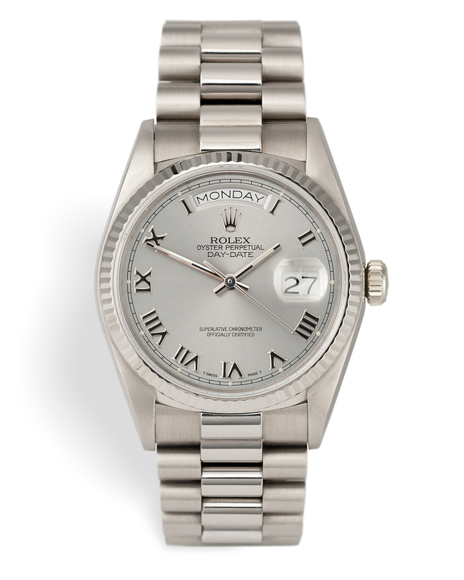 ref 18039 | White Gold 'Box & Certificate' | Rolex Day-Date