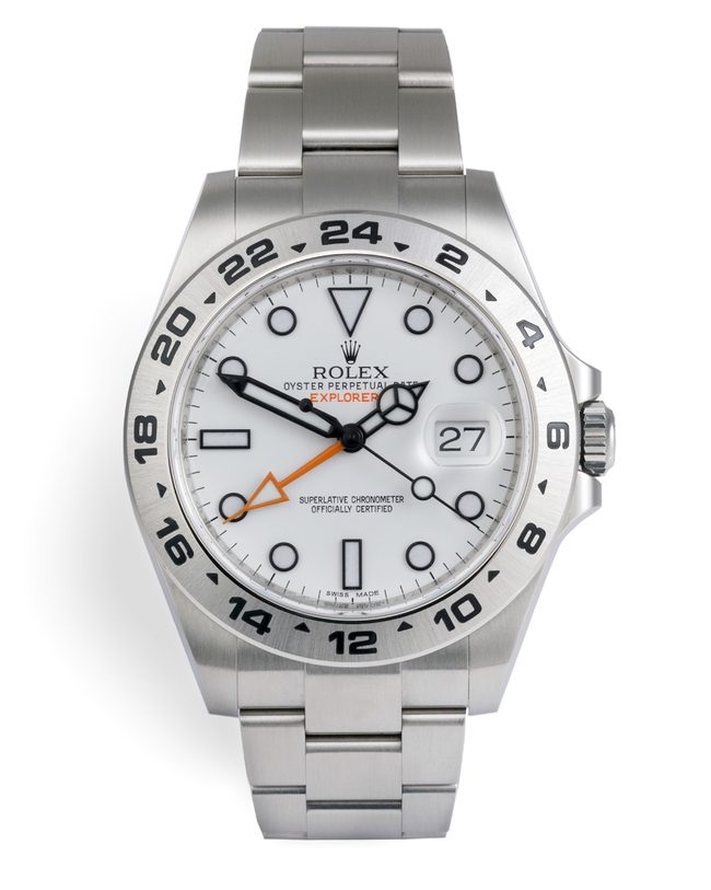 ref 216570 | 42mm Orange Hand | Rolex Explorer II