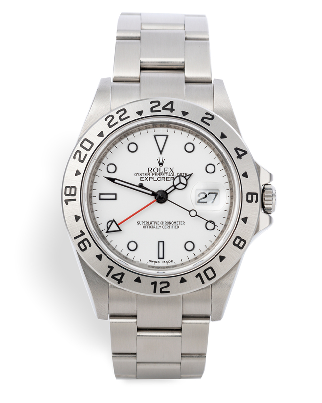 ref 16570 | Polar 'Box & Certificate' | Rolex Explorer II