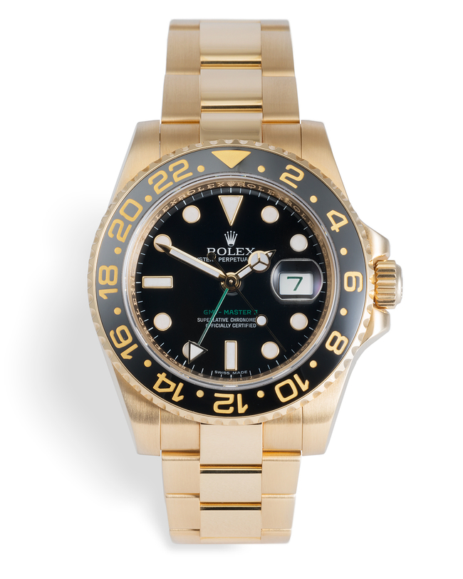 ref 116718LN | 18ct Yellow Gold 'Full Set' | Rolex GMT-Master II