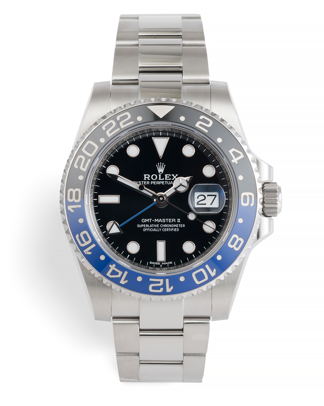 ref 116710BLNR | 'Batman 5 Year Warranty' | Rolex GMT-Master II