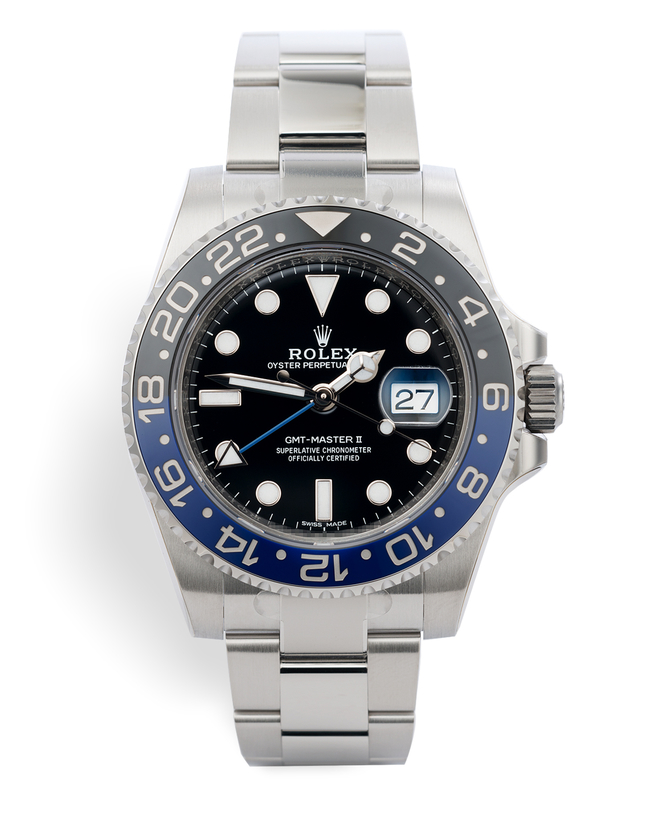 ref 116710BLNR | 'Fully Stickered' Batman | Rolex GMT-Master II