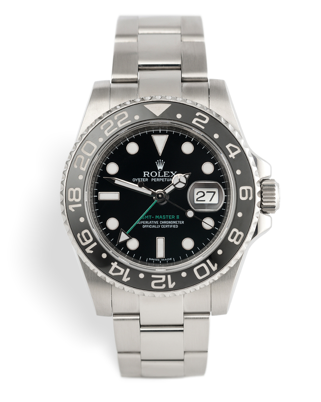 ref 116710LN | 'Cerachrom Bezel' Box & Papers | Rolex GMT-Master II