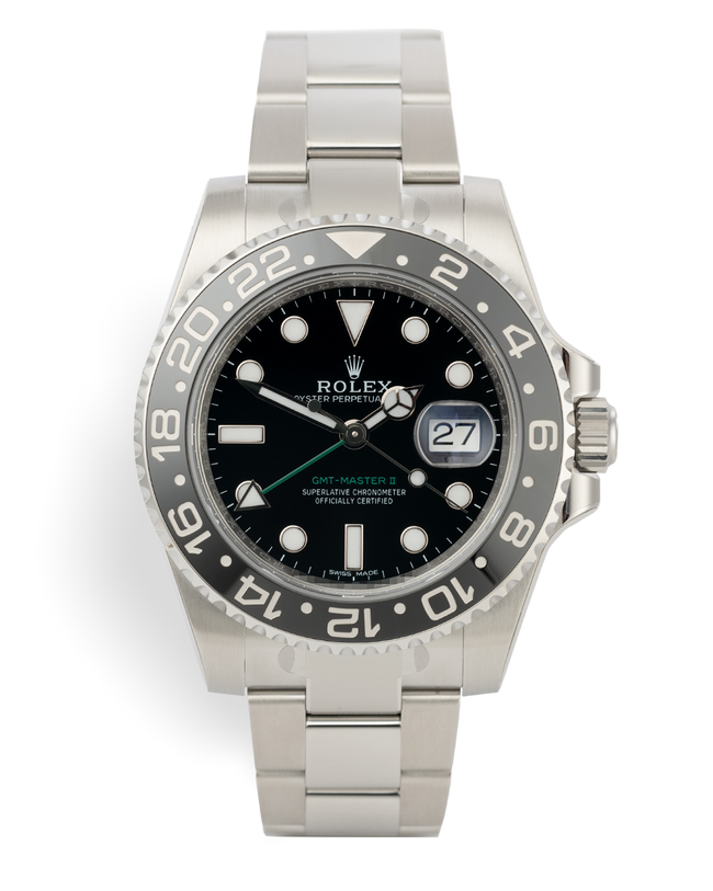 Rolex GMTMaster II Watches ref 116710LN Discontinued Model 'Fully