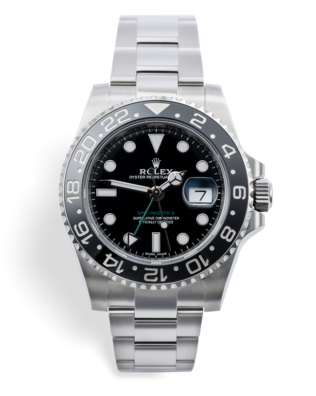 Rolex GMTMaster II Watches ref 116710LN Rolex Warranty to 2024