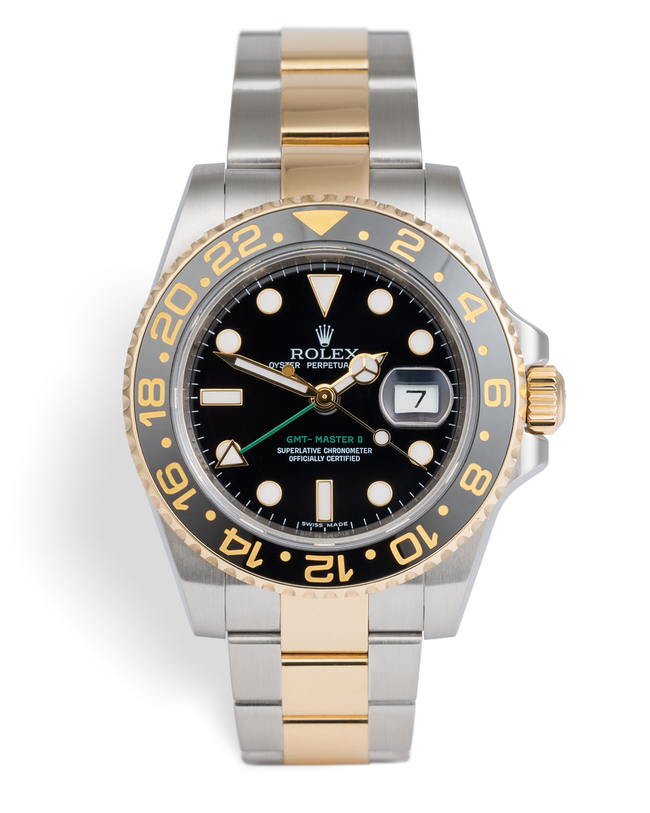 ref 116713LN | Gold & Steel 'Full Set' | Rolex GMT-Master II
