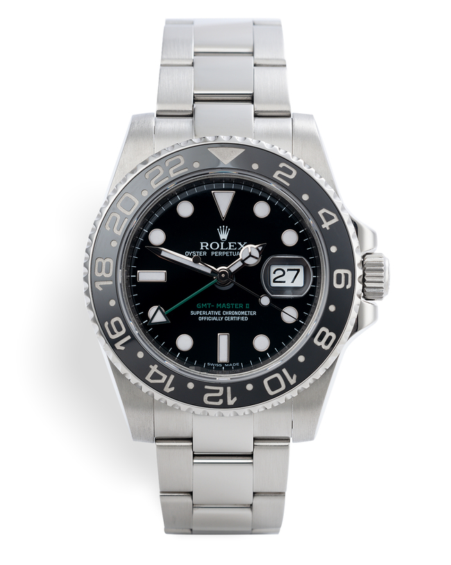 ref 116710LN | 'Green Hand' Cerachrom Bezel | Rolex GMT-Master II