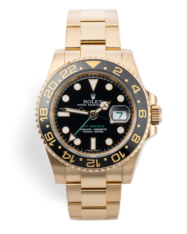 ref 116718LN | Yellow Gold 'Full Set' | Rolex GMT-Master II