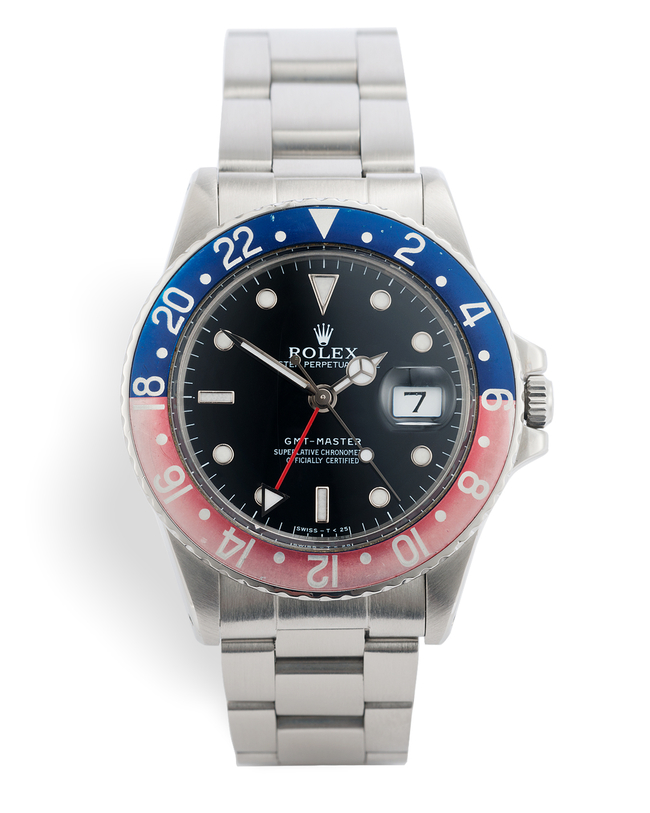 ref 16750 | 'Transitional' Pepsi | Rolex GMT-Master