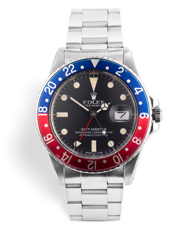 ref 16750 | Vintage Pepsi 'Quick Set' | Rolex GMT-Master