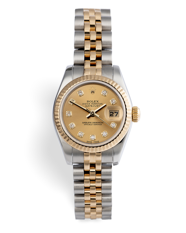 ref 179173 | Box & Certificate 'Diamond Dial' | Rolex Lady-Datejust