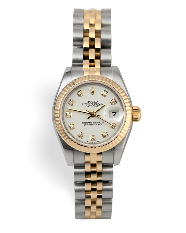 ref 179173 | Gold & Steel 'Diamond Dial' | Rolex Lady-Datejust