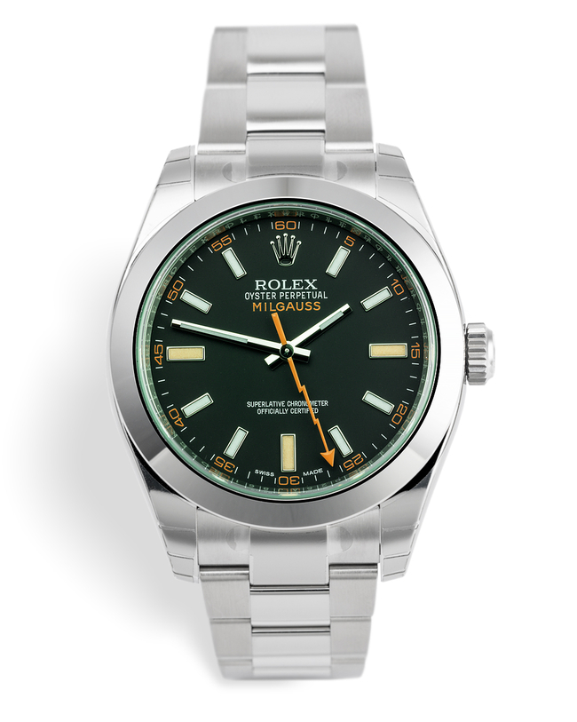 ref 116400GV | 5 Year Rolex Warranty | Rolex Milgauss